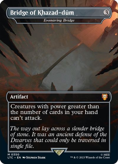 Bridge of Khazad-dum - Ensnaring Bridge card art