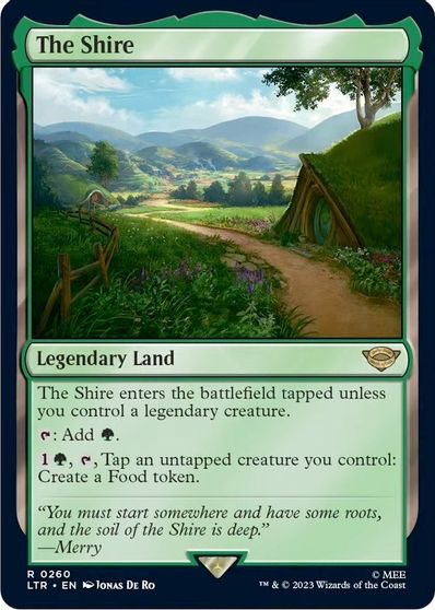 The Shire card art