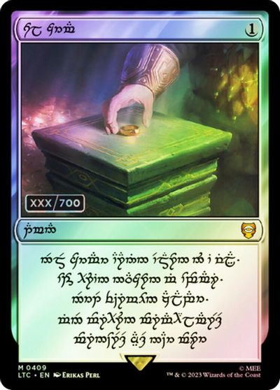 Sol Ring - Dwarven (0409) (Serial Numbered) card art