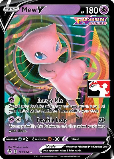Mew V card art