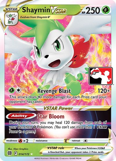 Shaymin VSTAR - 014/172 card art