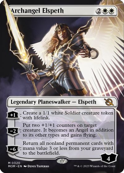 Archangel Elspeth (Borderless) card art