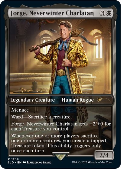 Forge, Neverwinter Charlatan card art
