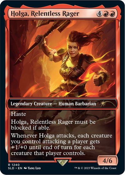 Holga, Relentless Rager card art