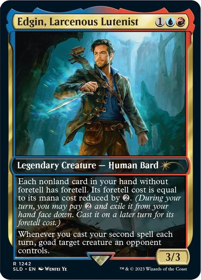 Edgin, Larcenous Lutenist card art