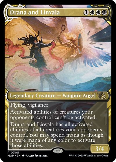 Drana and Linvala (Showcase) card art
