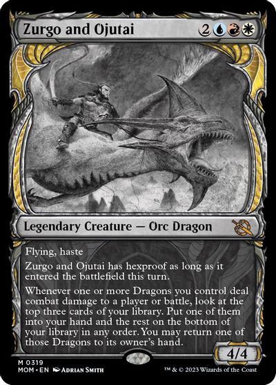 Zurgo and Ojutai (Showcase) card art