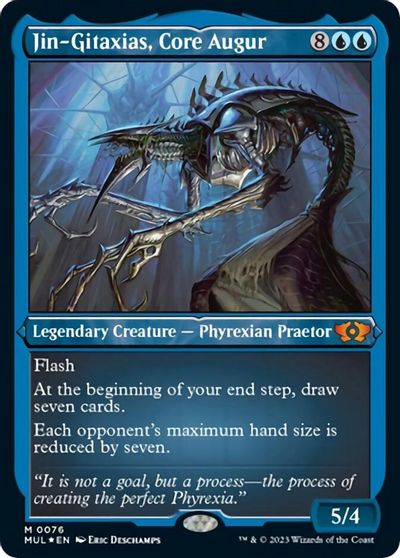 Jin-Gitaxias, Core Augur (Foil Etched) card art