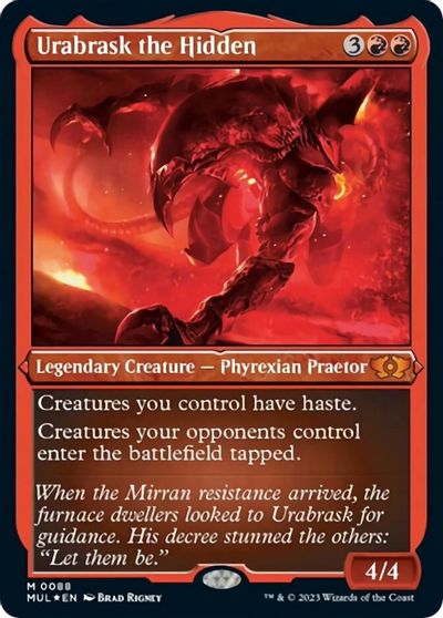 Urabrask the Hidden (Foil Etched) card art