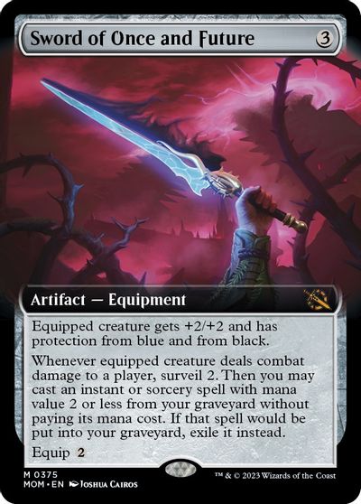 Sword of Once and Future (Extended Art) card art