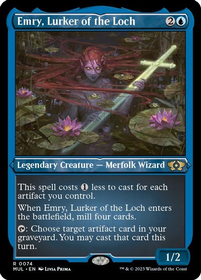 Emry, Lurker of the Loch (Foil Etched) card art