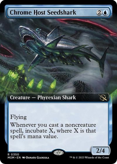 Chrome Host Seedshark (Extended Art) card art