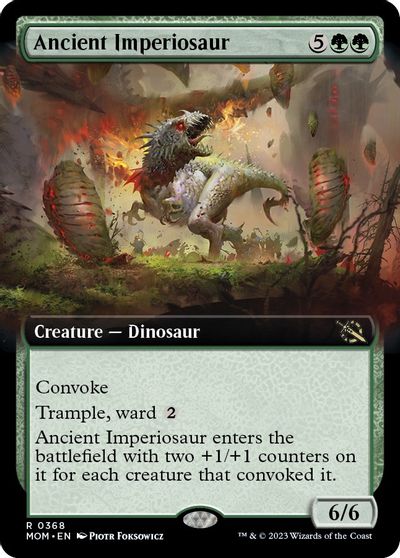 Ancient Imperiosaur (Extended Art) card art