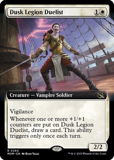 Dusk Legion Duelist (Extended Art) card art