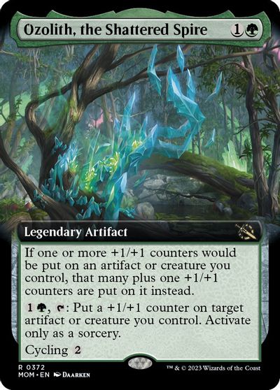 Ozolith, the Shattered Spire (Extended Art) card art