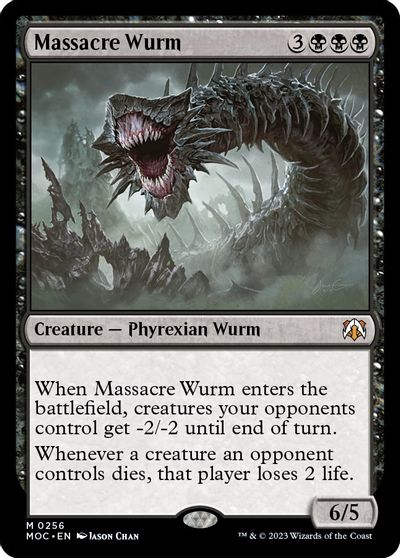 Massacre Wurm card art