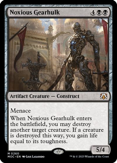 Noxious Gearhulk card art