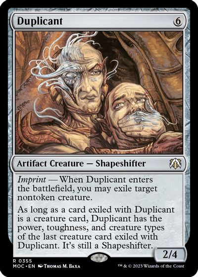 Duplicant card art