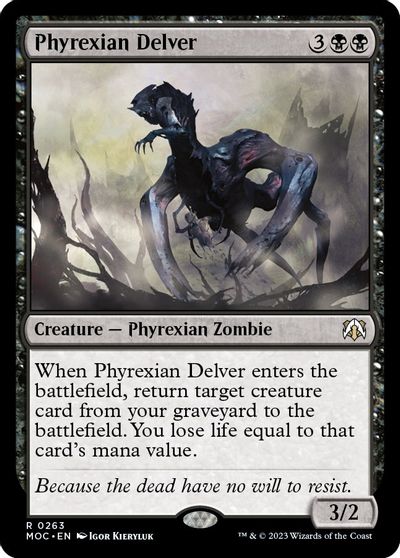 Phyrexian Delver card art