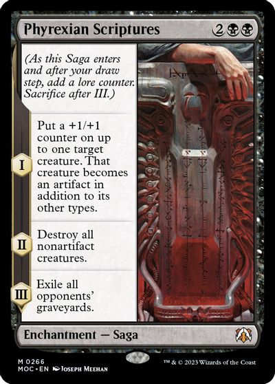 Phyrexian Scriptures card art