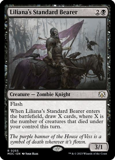 Liliana's Standard Bearer card art