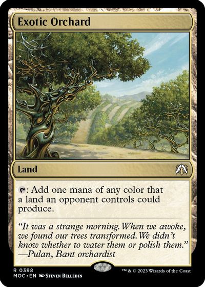 Exotic Orchard card art