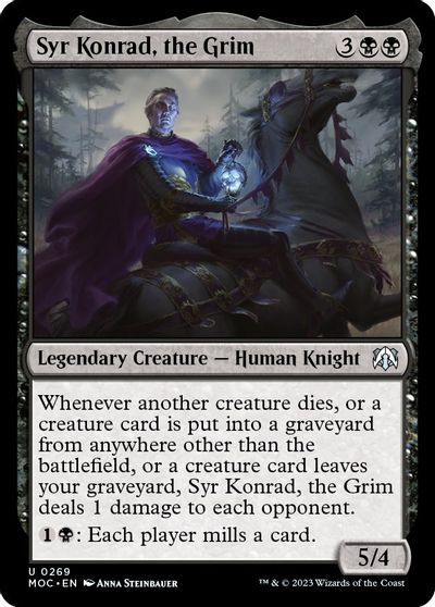 Syr Konrad, the Grim card art