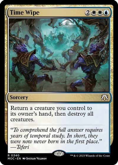 Time Wipe card art