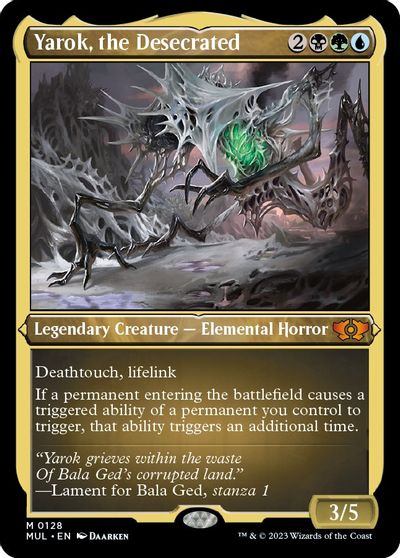 Yarok, the Desecrated (Foil Etched) card art