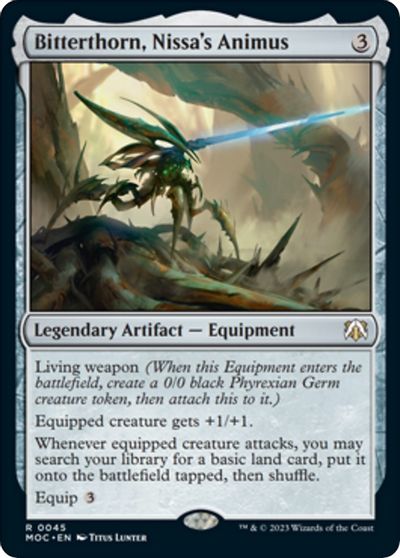 Bitterthorn, Nissa's Animus card art