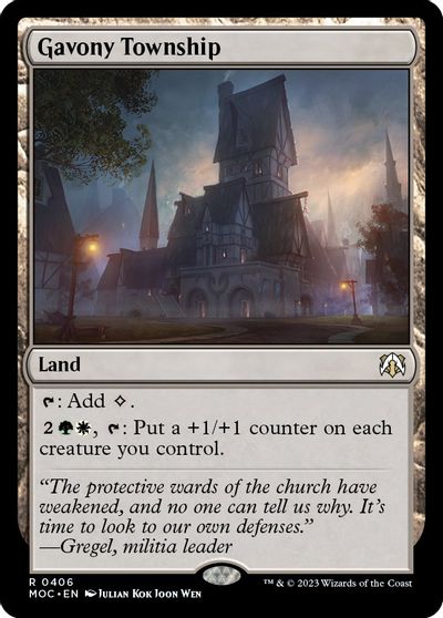Gavony Township card art
