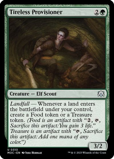 Tireless Provisioner card art