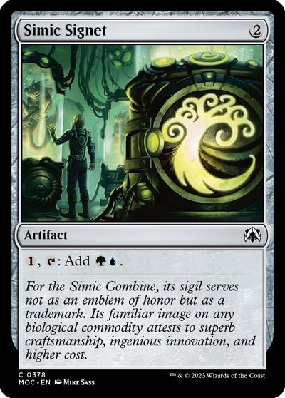 Simic Signet card art