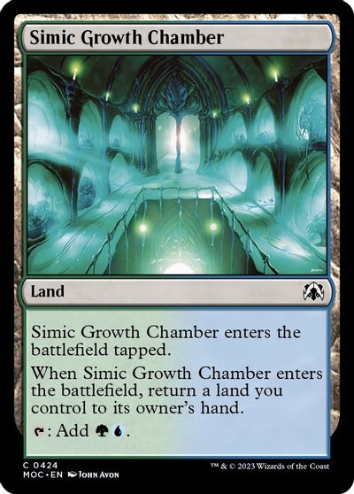 Simic Growth Chamber card art