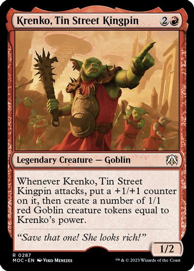 Krenko, Tin Street Kingpin card art
