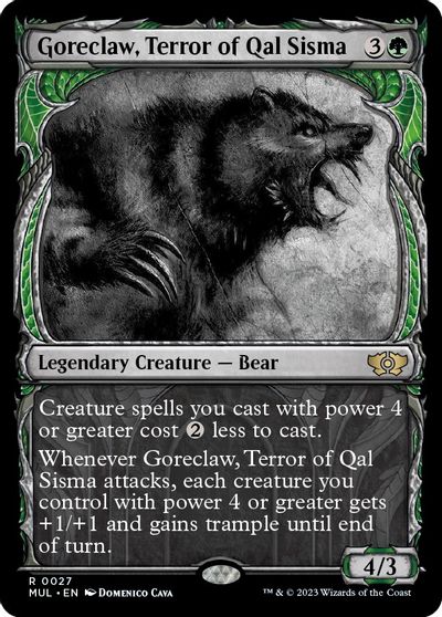 Goreclaw, Terror of Qal Sisma card art