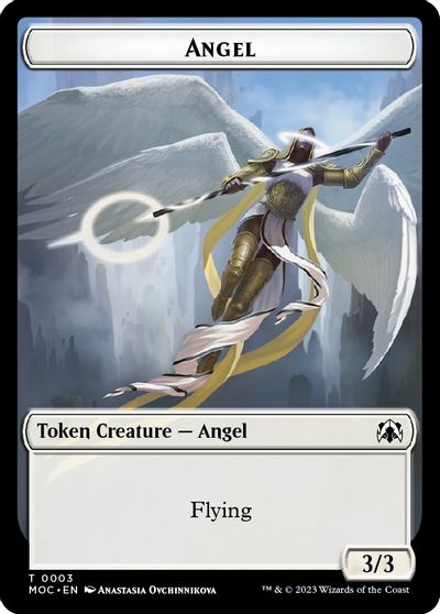 Angel // Demon Double-Sided Token card art
