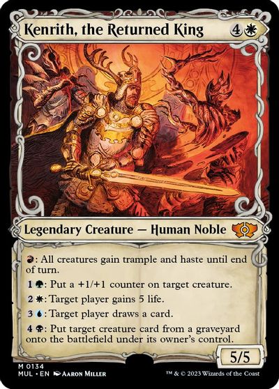Kenrith, the Returned King (Halo Foil) card art