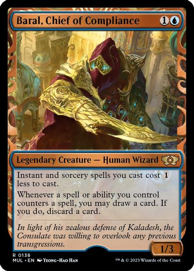 Baral, Chief of Compliance (Halo Foil) card art