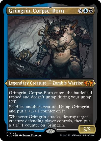 Grimgrin, Corpse-Born (Foil Etched) card art
