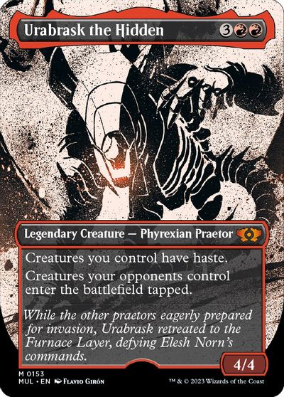 Urabrask the Hidden (Halo Foil) card art
