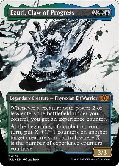 Ezuri, Claw of Progress (Halo Foil) card art