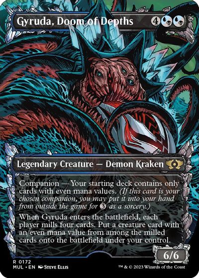 Gyruda, Doom of Depths (Halo Foil) card art