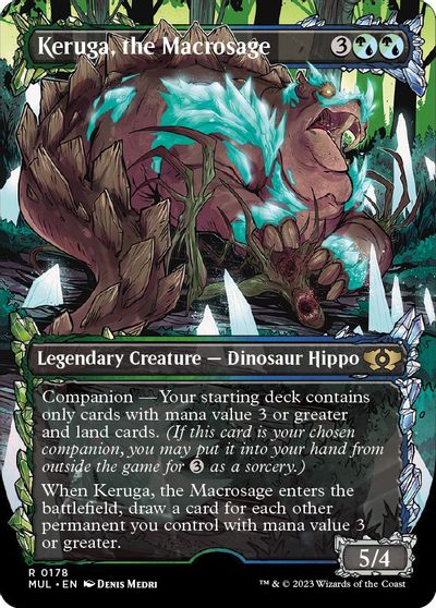 Keruga, the Macrosage (Halo Foil) card art