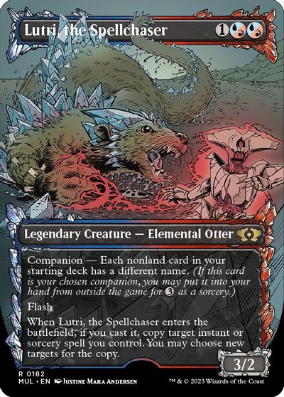 Lutri, the Spellchaser (Halo Foil) card art