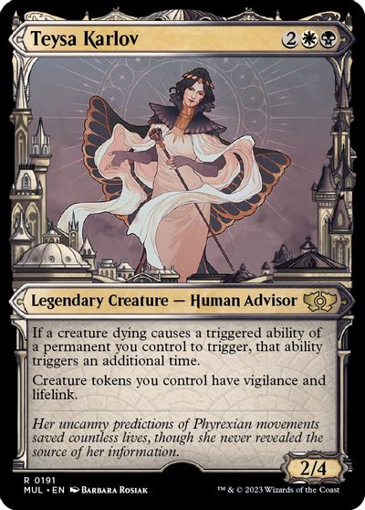 Teysa Karlov (Halo Foil) card art