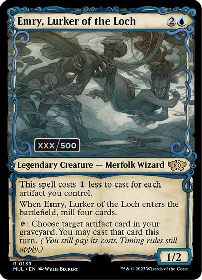 Emry, Lurker of the Loch (Serial Numbered) card art