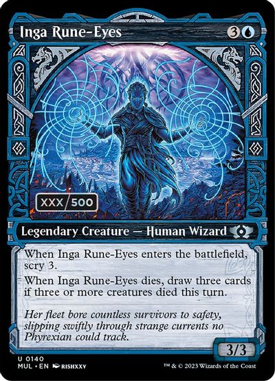 Inga Rune-Eyes (Serial Numbered) card art