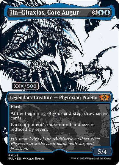 Jin-Gitaxias, Core Augur (Serial Numbered) card art