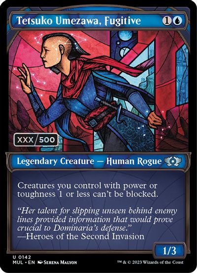 Tetsuko Umezawa, Fugitive (Serial Numbered) card art